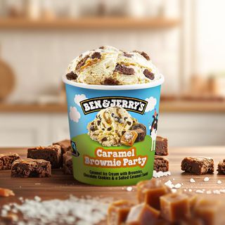 Gelado - B&J Caramel Brownie Party 465ml