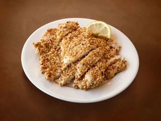 Pollo Frito Con Almendras En Polvo