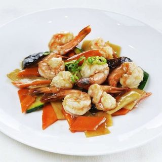 83. Gamberi  con verdure