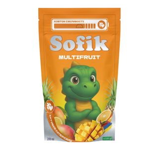 * Напій Sofik мультифрукт 0,2 мл