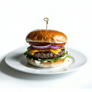 Hamburguesa tradicional de carne