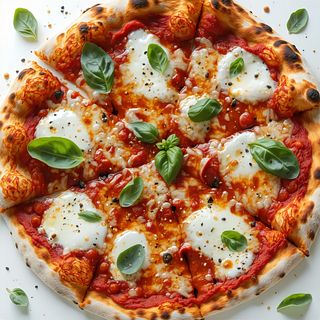 Pizza classica italiana singola  bufala
