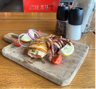 Калмар на BBQ (400гр.)