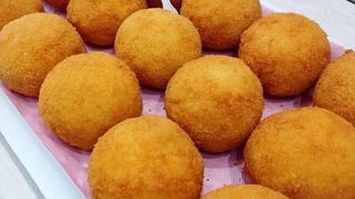 Arancino speck e pistacchio