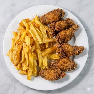 Alitas Fritas 6 Uds.