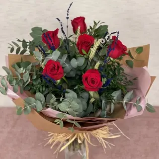 Ramo 6 Rosas Rojas