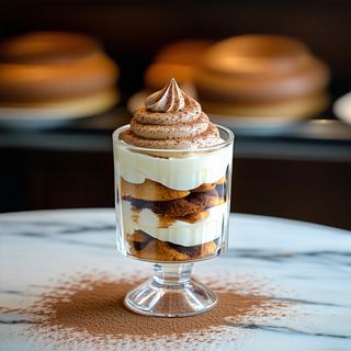 Pahar mousse cu tiramisu