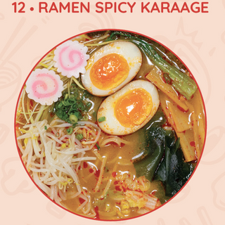 12 Ramen Spicy Karaage