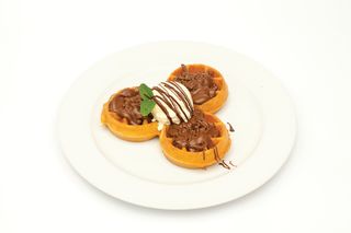 Waffle sa Nutellom i plazmom