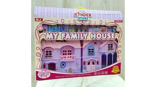 Кукольный дом для маленьких кукол с мебелью раскладной