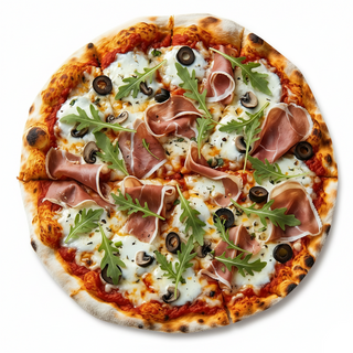 Пица Мортадела и бурата