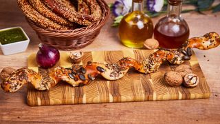 Štapić sa belim lukom, posno