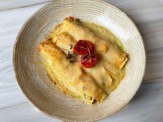 Канелоні з лососем та шпинатом (350g)