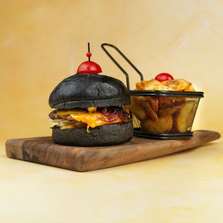 Black burger