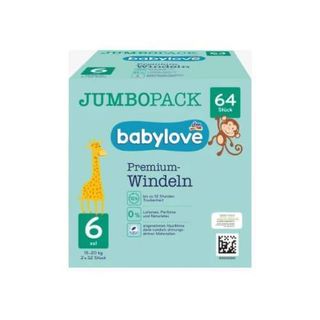 babylove pel. jumbo 6 XXL, 64kom. (223760)