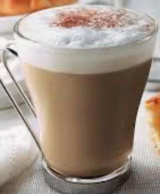 Bicchiere latte macchiato