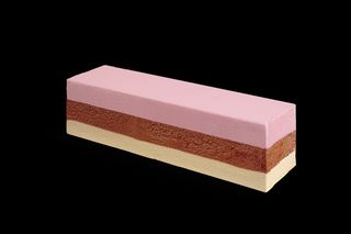 Barra helado tres gustos fresa