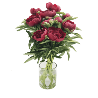 Ramo De Peonías Granates