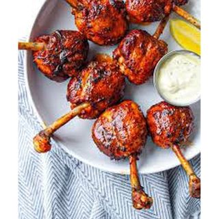 10 Pieces Of Chicken Lollipops + Chips