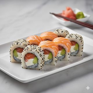 Uramaki Salmón Philadelphia Roll