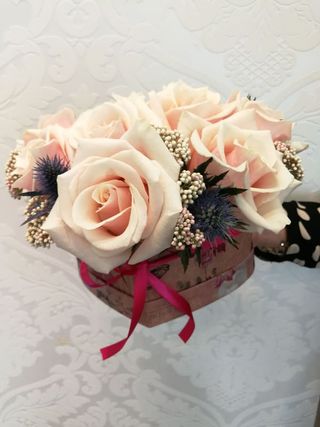 Caixa de Rosas - Rosa