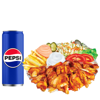 Farfurie de pui XL + racoritoare