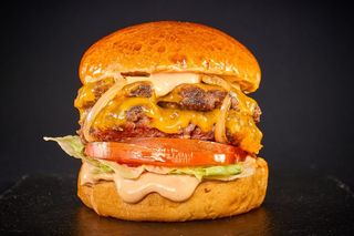 Double Smash cheeseburger меню