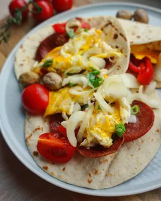Tacos con sucuk