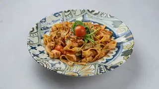 Tagliatelle piletina povrće