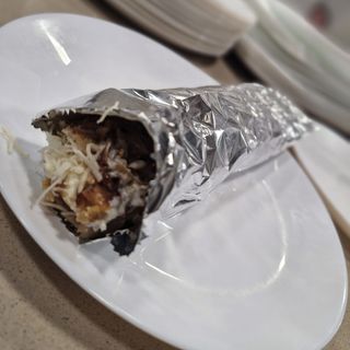 Kebab completo con queso