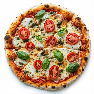 Pizza con rúcula  (0,30cm.)