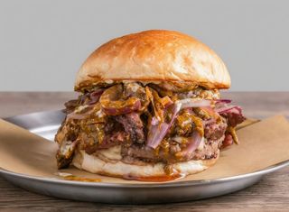 Hamburguesa de carne completa 