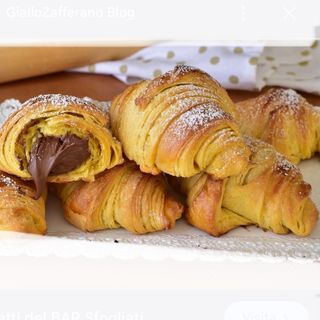 Cornetto crema e Nutella 