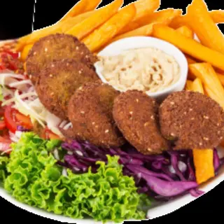 Plato Kebab Falafel (4 ud)