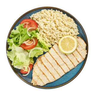 Bife de Peru Grelhado + 2 acompanhamentos