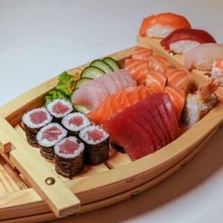 Sushi and sashimi