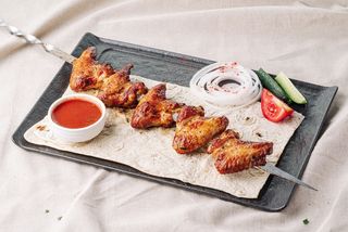 Шашлык из куриных крылышек