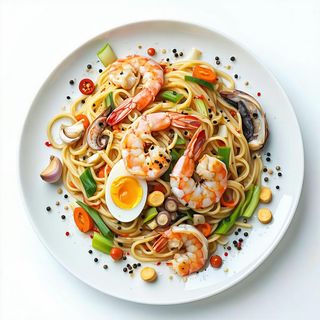 Spaghetti misto con frutti di mare