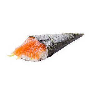 Temaki salmón con aguacate