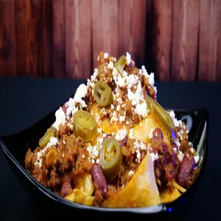 Nachos de chili con carne