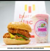 Double Decker Crispy Chicken Cheese Burger