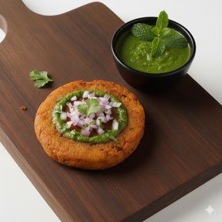 Punjabi aloo tikki - un pezzo