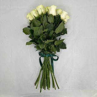 Buchet 21 trandafiri albi