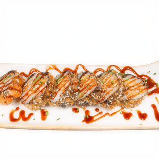 102.Tempura De Pollo Con Aguacate Y Queso (6 Uds.)