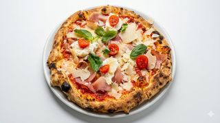 Pizza speck (32 cm.)