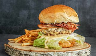 Crunchy Burger De Pollo