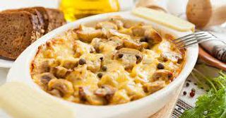 Baked Potato Cheese Mushroom 