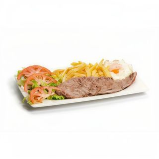 Bistec De Ternera Con Guarnición