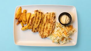 Пилешко филе с гарнитура (350г)