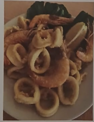 Frittura di calamari e gamberi